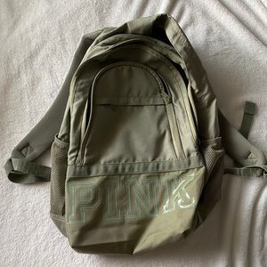 shale green pink backpack